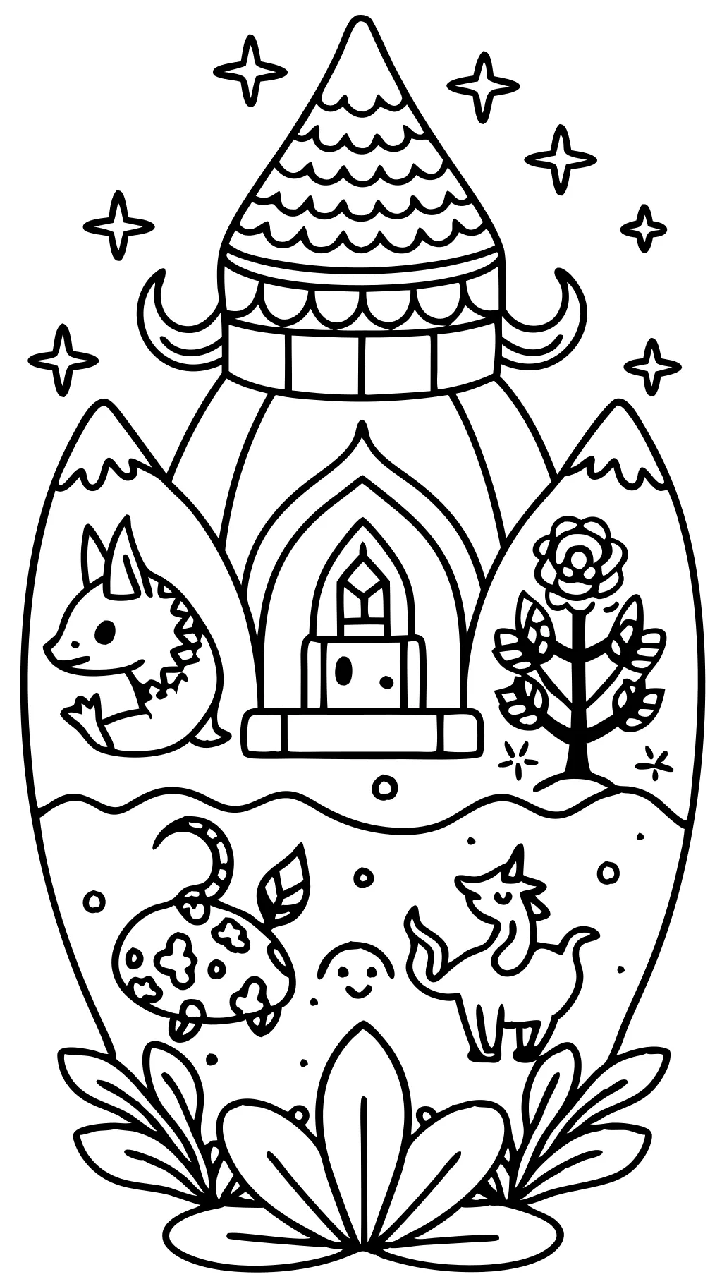 transparent coloring pages